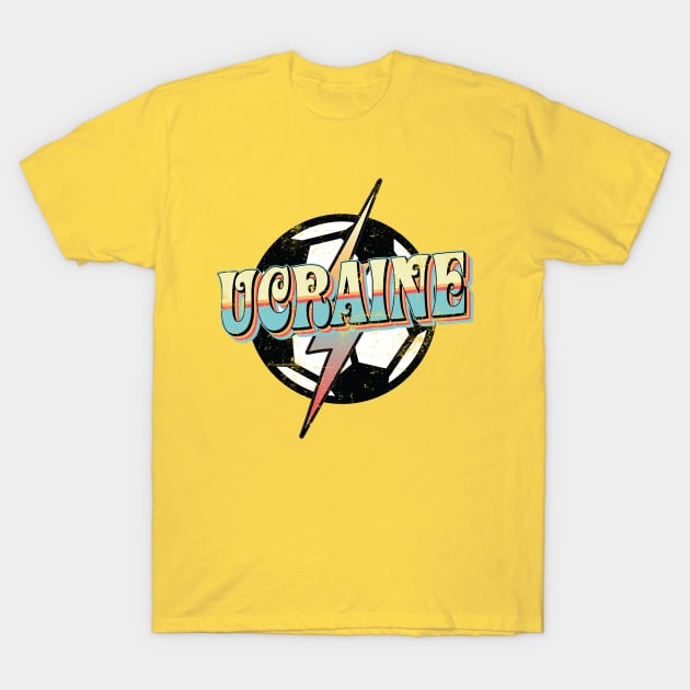 Ukraine Soccer Team T-Shirt by Rayrock76